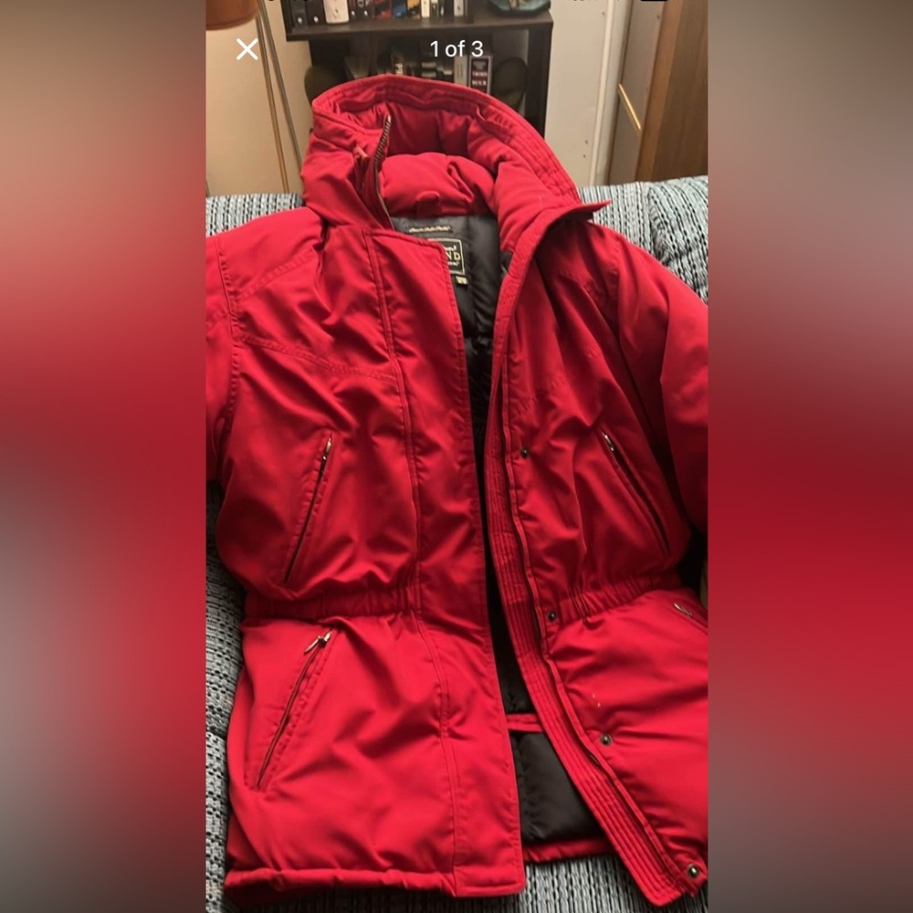 Red Hooded Jacket - image 1